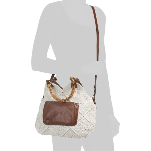 PATRICIA NASH Delphi Cotton Crochet And Leather Crossbody - Picture 4 of 4